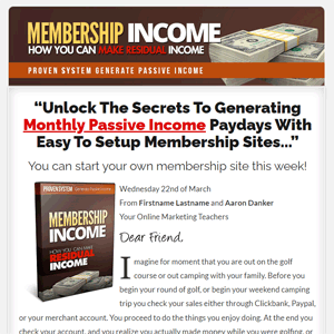 Membership Income