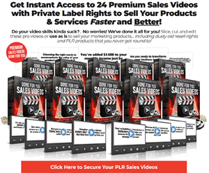 PLR Sales Videos