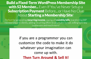Build WP Membership with S2