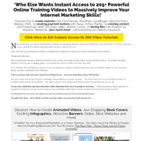 Unrestricted PLR Videos Blowout